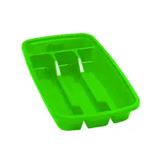 GENERICO - Porta Cubiertos Organizador Cocina Plástico Alta Calidad Verde Limon