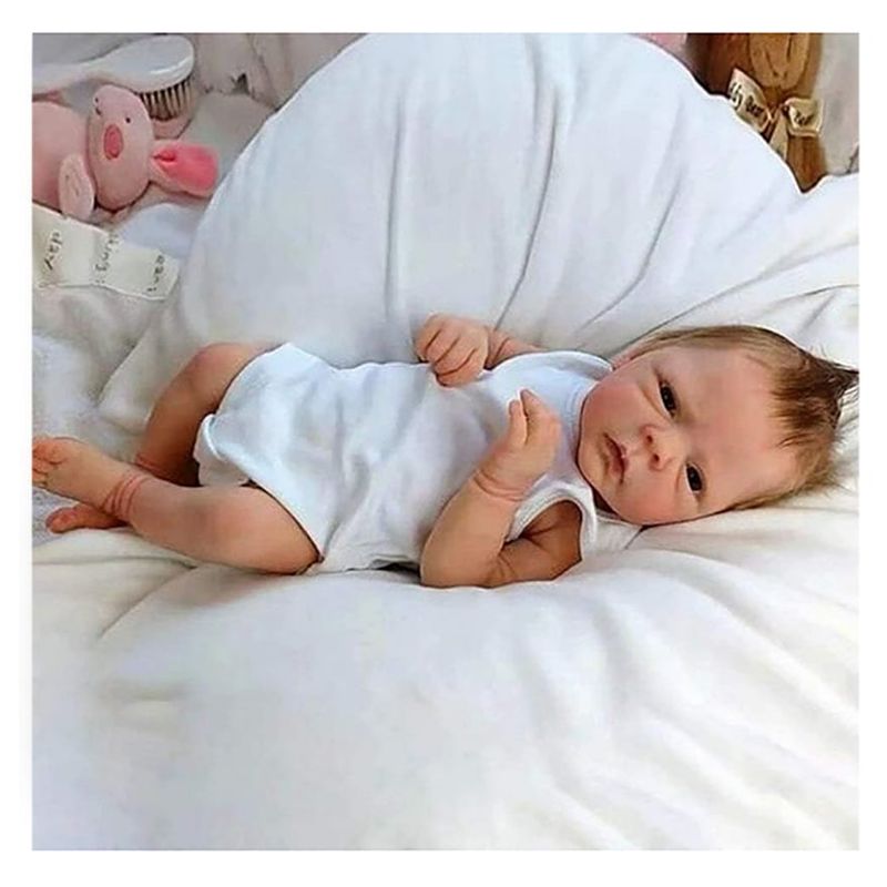 CASA NEW - Muñeca bebe reborn vinilo de silicona juguetes para 46cm