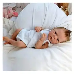 CASA NEW - Muñeca bebe reborn vinilo de silicona juguetes para 46cm