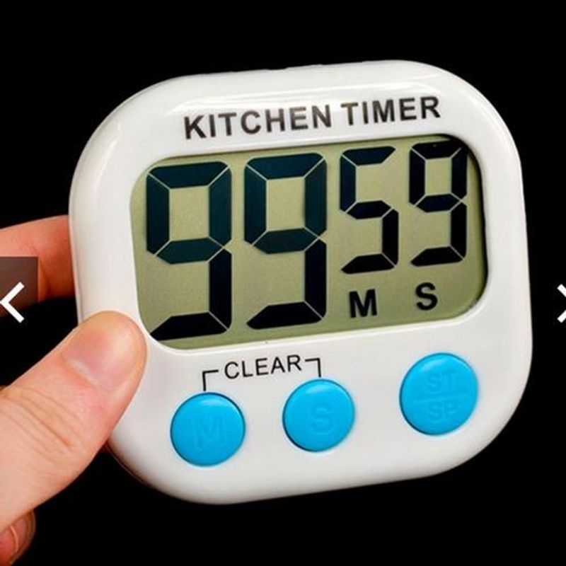 GENERICO - Temporizador Digital de Cocina con Alarma y Imán