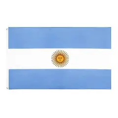 GENERICO - Bandera Argentina 90x150 cm con Alta Durabilidad