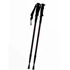GENERICO - Pack de 2 Bastones de Trekking Antishock Plegables