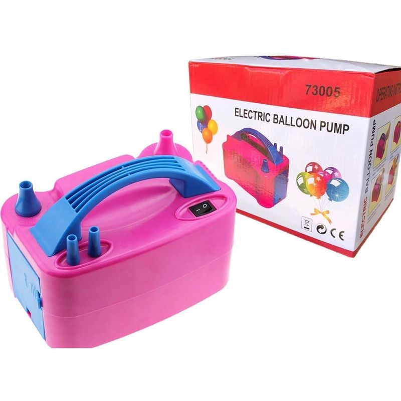 GENERICO - Inflador Eléctrico para Globos con 2 Inyectores
