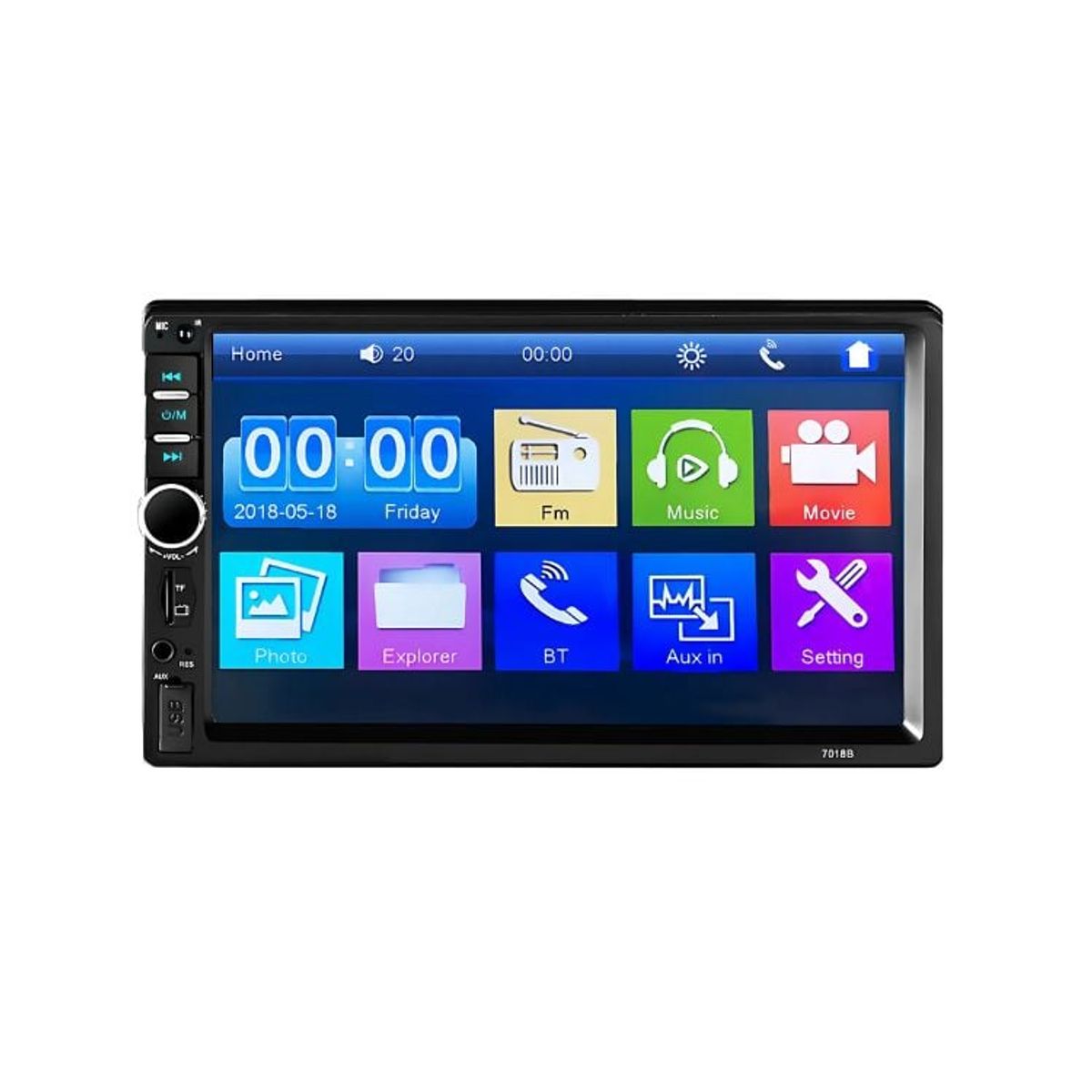 CRUSEC - Radio Pantalla Táctil Para Autos 7 Pulgadas