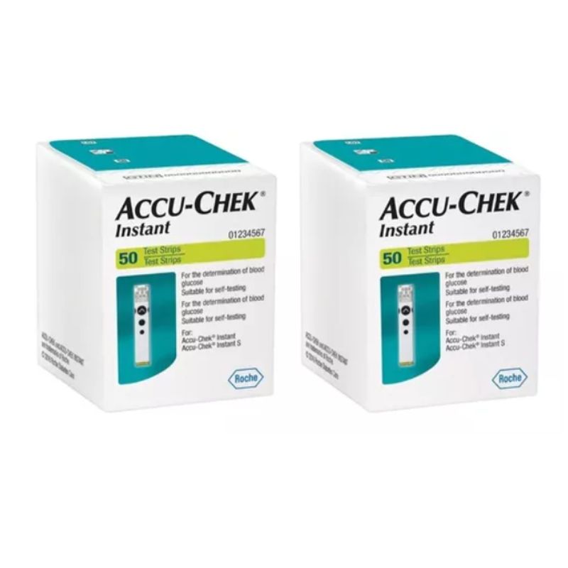 GENERICO - 100 Tiras Reactivas Accu Chek Instant