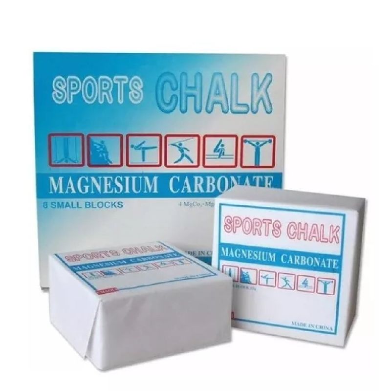 GENERICO - Bloque Magnesio 60gr Crossfit Calistenia Gimnasia Caja X 8un