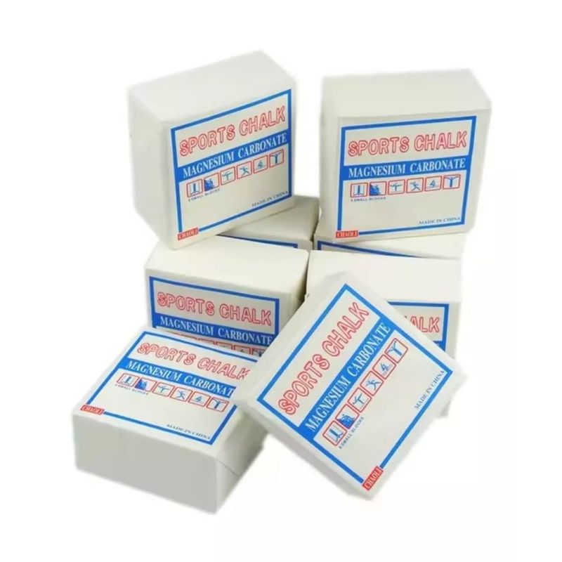 GENERICO - Bloque Magnesio 60gr Crossfit Calistenia Gimnasia Caja X 8un