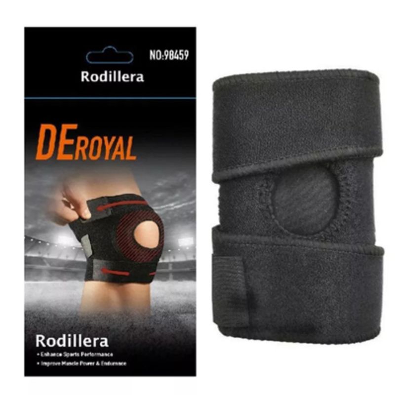 GENERICO - Rodillera  Refuerzos Soporte Rotuliana Con Férula