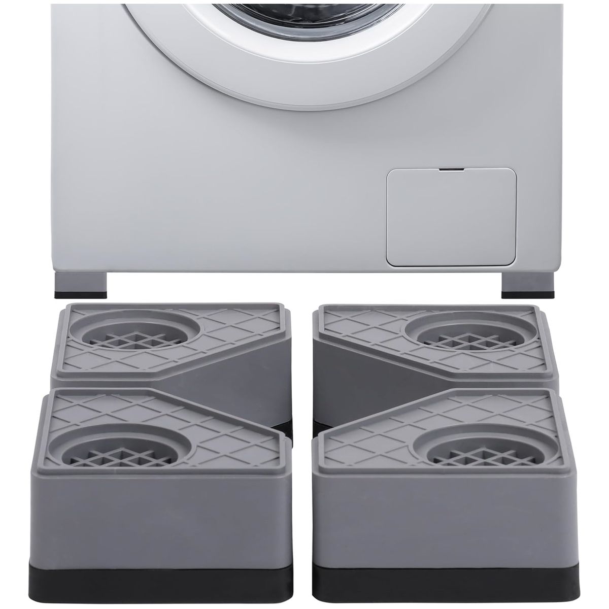 ATURE - 4u Alfombrillas Antideslizante Patas Amortiguadoras Lavadora Muebles