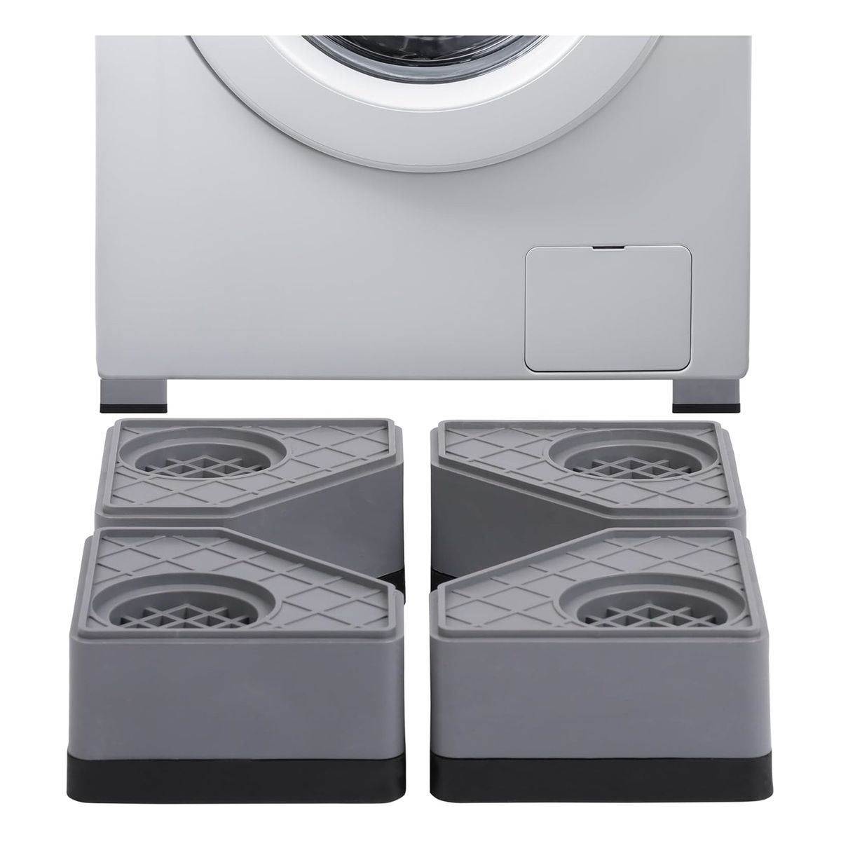 ATURE - 4u Alfombrillas Antideslizante Patas Amortiguadoras Lavadora Muebles