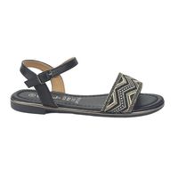 Sandalias Mujer Negro Casual Call-29