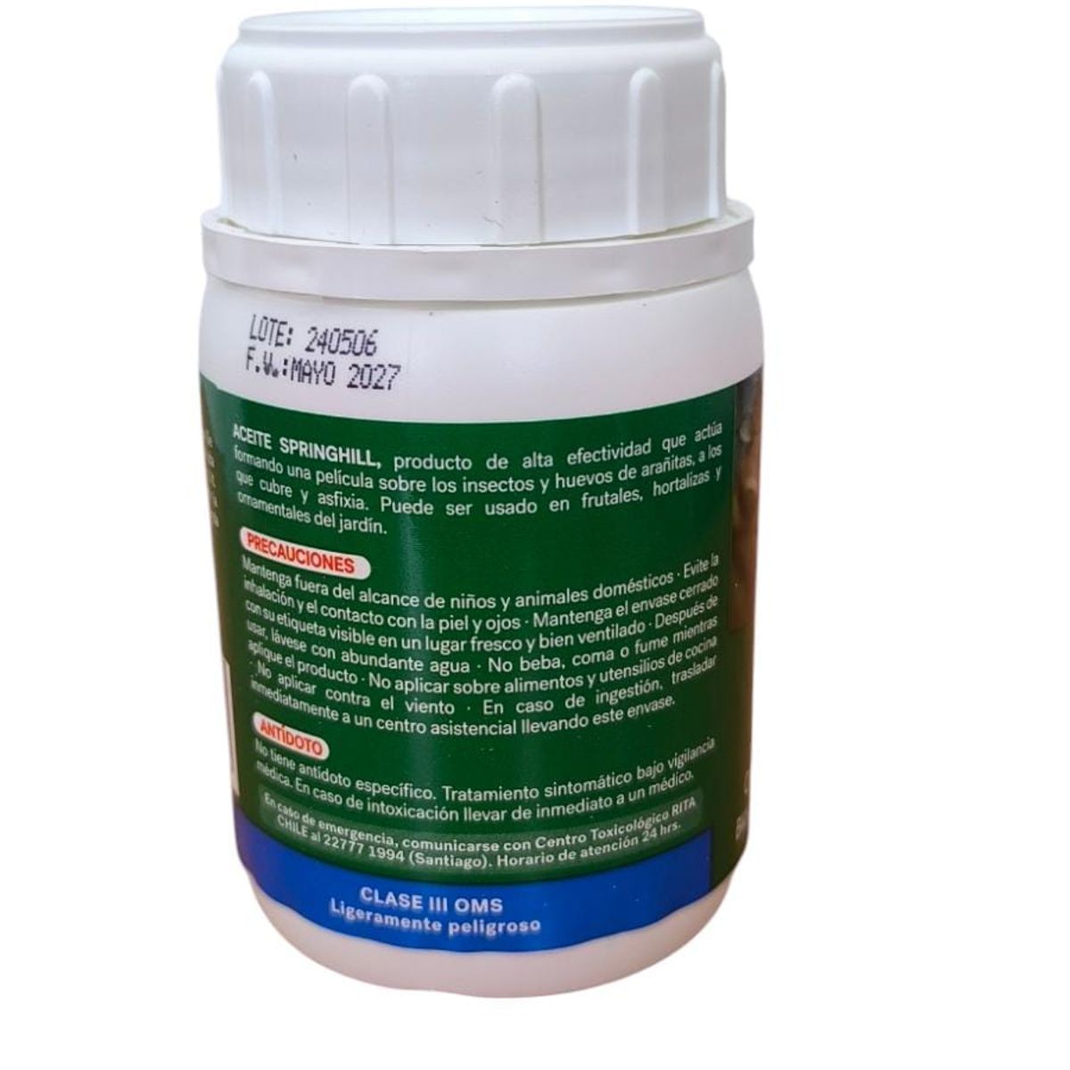 ANASAC - INSECTICIDA ACEITE SPRINGHILL