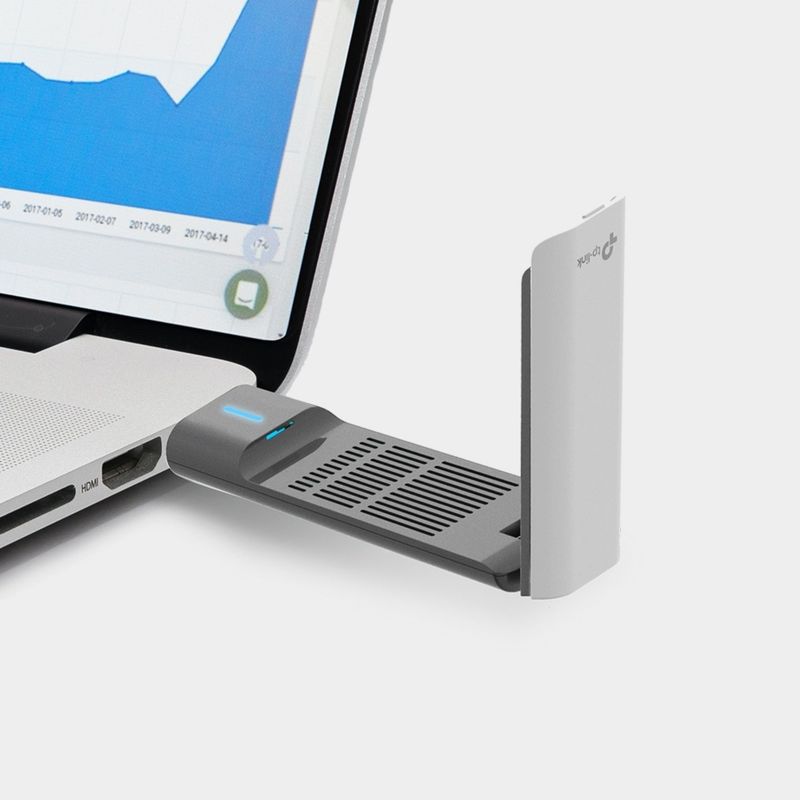 TP LINK - Adaptador USB Wifi 6 de Alta Ganancia AX1800 Archer TX20Uh