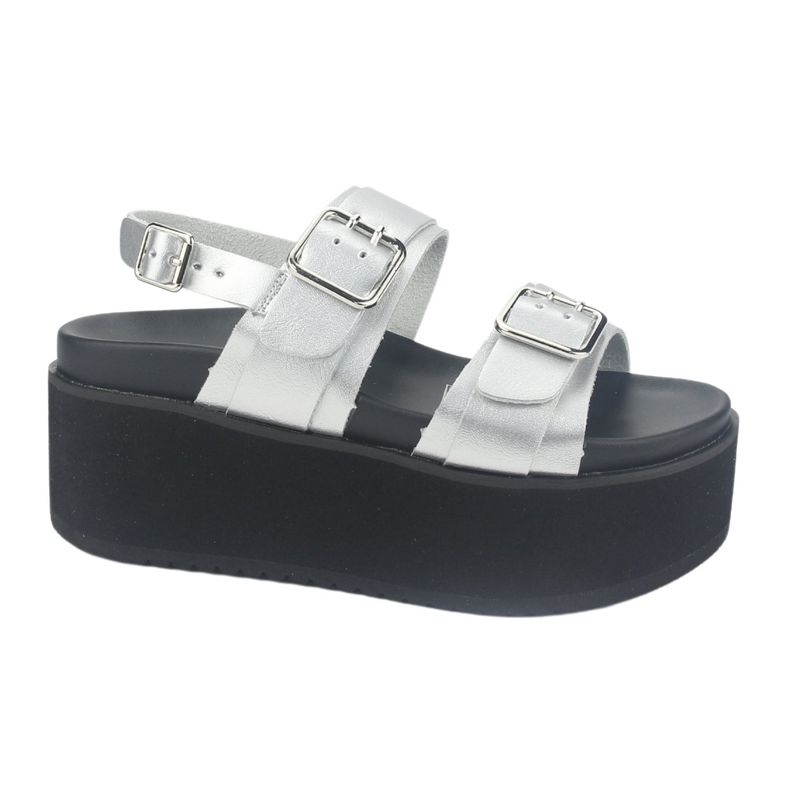 CHALADA - Sandalias Mujer Plata Casual Chalada Viru-31