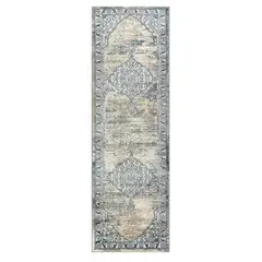 MROTTO - Alfombra de Pasillo 50 x 120 cm Azul Clasico