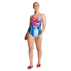 LORENZO DI PONTTI - Traje De Baño 1 Pieza Estampado Fucsia