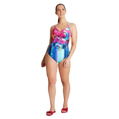 LORENZO DI PONTTI - Traje De Baño 1 Pieza Estampado Fucsia