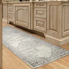 MROTTO - Alfombra de Pasillo 50 x 120 cm Gris Clasico