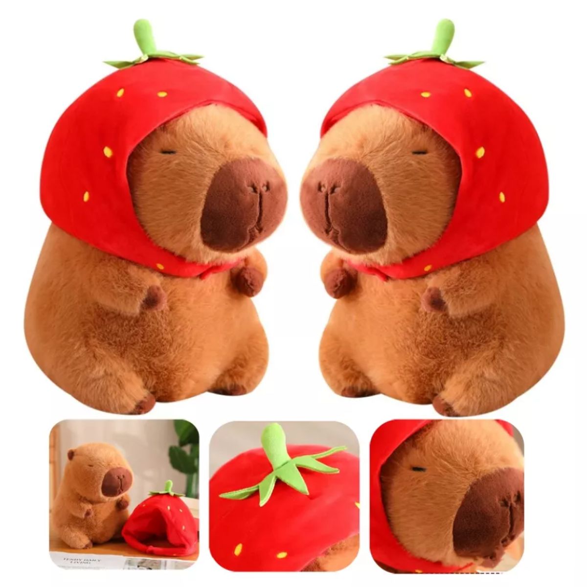 GENERICO - Peluche Capibara de 35 cm: Tu Compañero Tierno y Suave