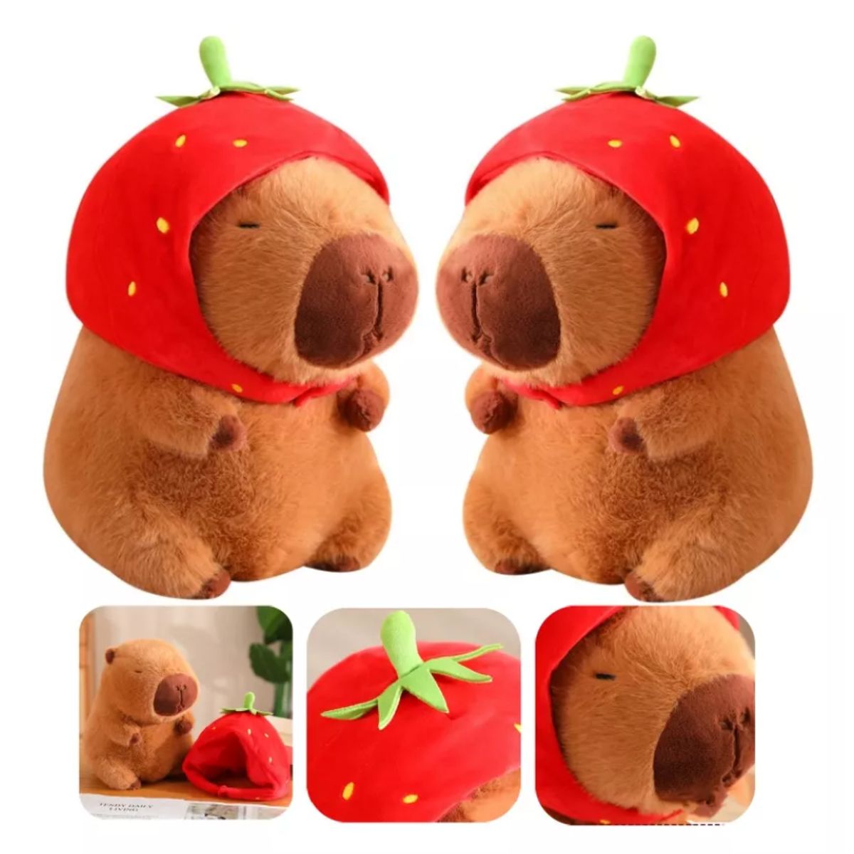 GENERICO - Peluche Capibara de 35 cm: Tu Compañero Tierno y Suave