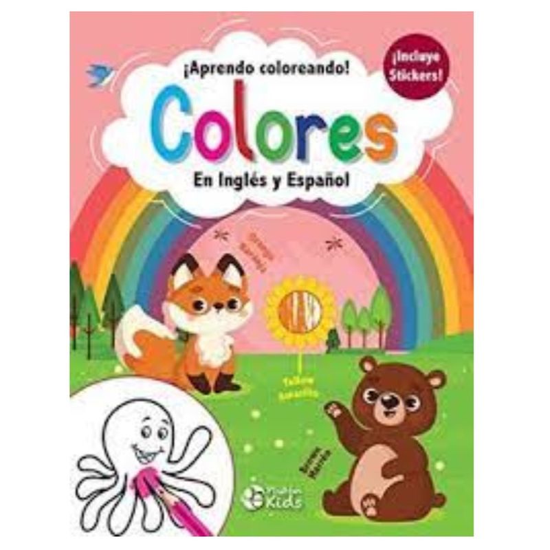 PLUTON - ¡Aprendo coloreando Color en Inglés y Español