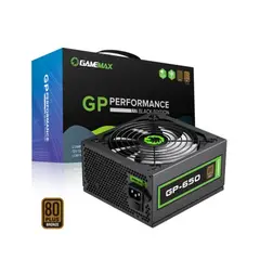 GAMEMAX - FUENTE PODER 650W80 PLUS CERTIFICADA GP-650