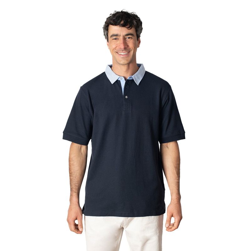 INDUSBORD - Polera Piqué Hombre Premium Sail Collection Uvpro Indusbord®