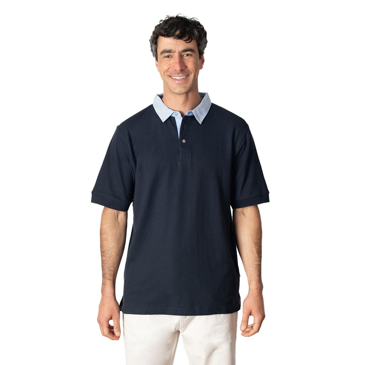 INDUSBORD - Polera Piqué Hombre Premium Sail Collection Uvpro Indusbord®