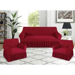 GENERICO - FUNDA TURCA ELASTIZADA BURDEO PARA JUEGO DE MUEBLE TRADICIONAL TF