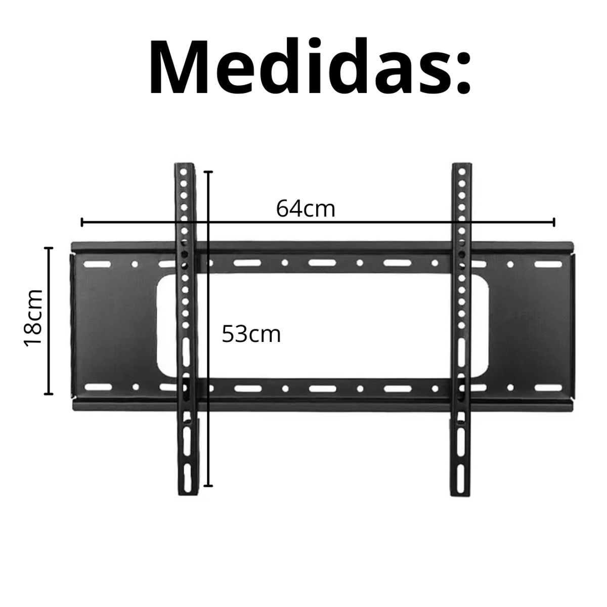 GENERICO - Soporte Tv Pared 40 A 85 Pulgadas Fijo