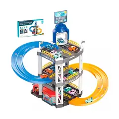 GENERICO - Pistas Autos Juguete Armable Niños 3 Niveles Con Múscia