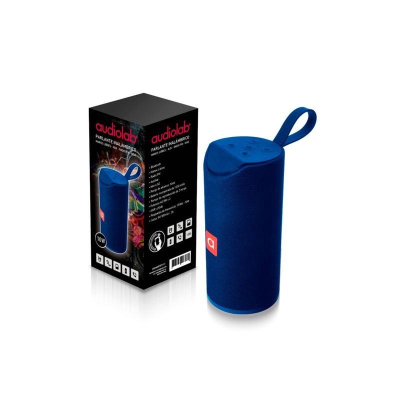 AUDIOLAB - Parlante Audiolab Bluetooth 113 Fm am sd usb aux 10w AUDIOLAB