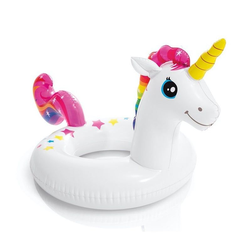 INTEX - Flotador Inflable INTEX Animal Ring Unicornio