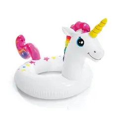 INTEX - Flotador Inflable Animal Ring Unicornio