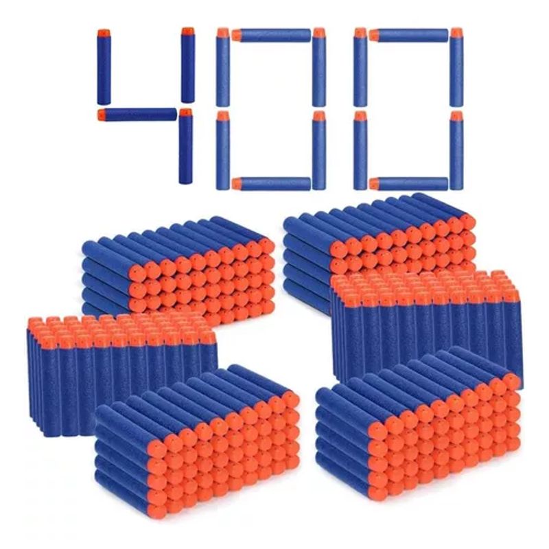 GENERICO - 400 Dardos Bala De Repuesto 7.2cm Para Nerf N-strike Elite