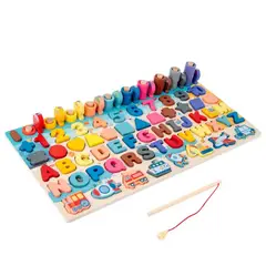 TOP TOYS - Juego de pesca y tabla de encaje madera multicolor niños
