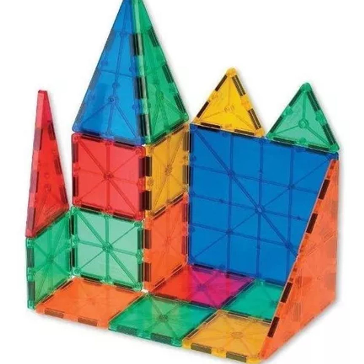 GENERICO - Juguete Didáctico Bloques Magnéticos Magnetiblock 100 Piezas