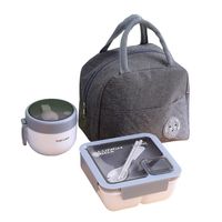 Lonchera Térmica Portátil Almuerzo Colación - Blanco