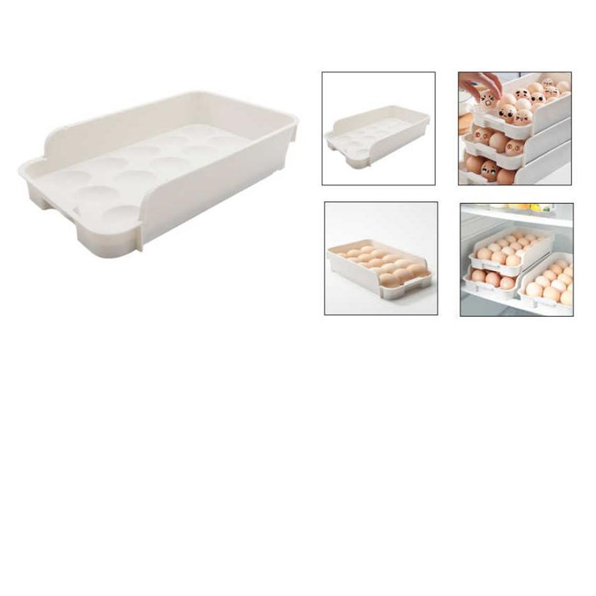 GENERICO - Caja Organizadora De Huevo