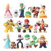 Set De 18 Figuras Super Mario Bros 5-7 Cm