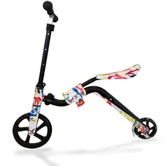 GENERICO - Scooter Colorido con Asiento y Ruedas Iluminadas - SC