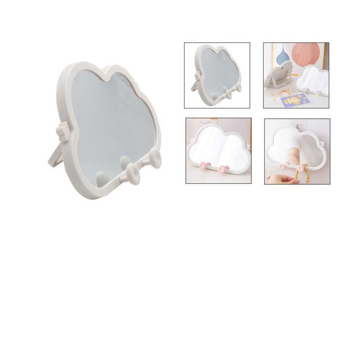 GENERICO - Espejo de maquillaje en forma de nube