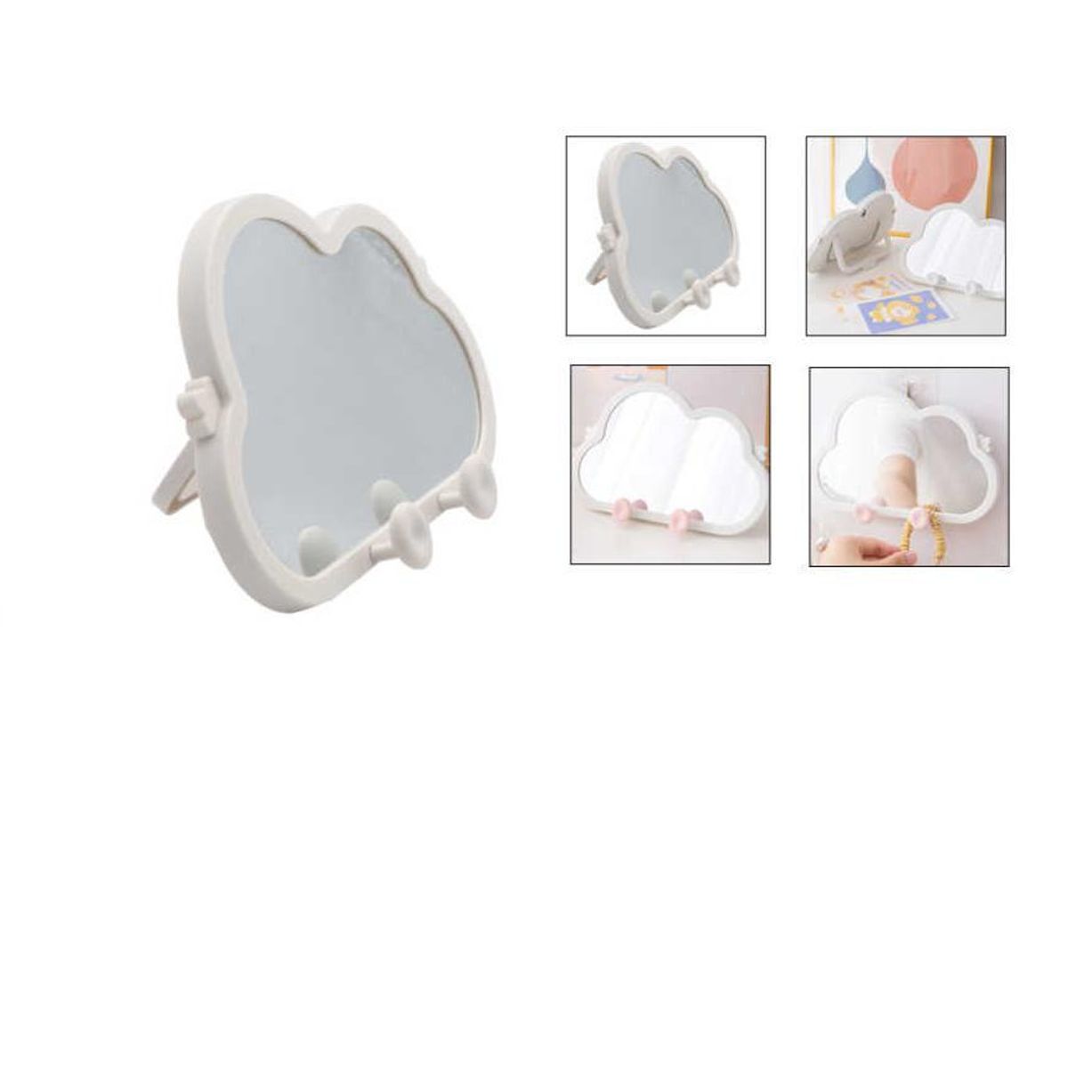 GENERICO - Espejo de maquillaje en forma de nube