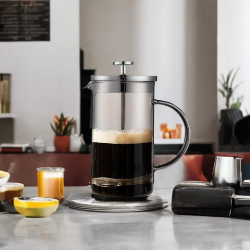 FISSMAN - Cafetera Prensa Francesa 600 Ml Fissman