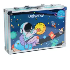 GENERICO - Kit Dibujo Niño 145 Piezas Pintura Arte En Maleta Aluminio