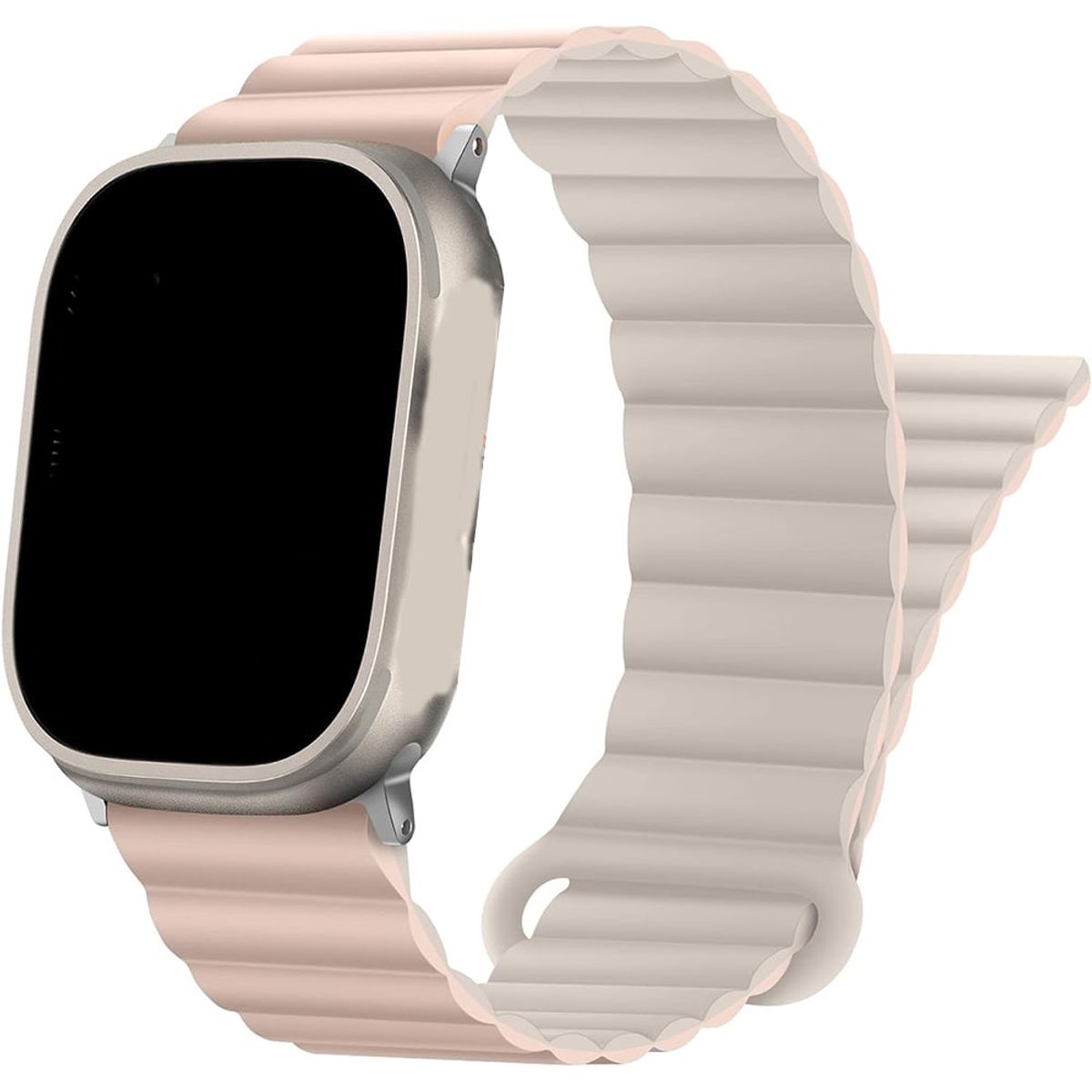 GENERICO - Correa Magnética Para Apple Watch 38 40 41mm Rosa/Starlight