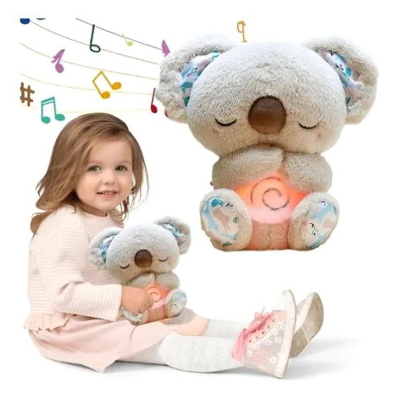 GENERICO - Koala De Peluche Que Respira Con Música Y Luz