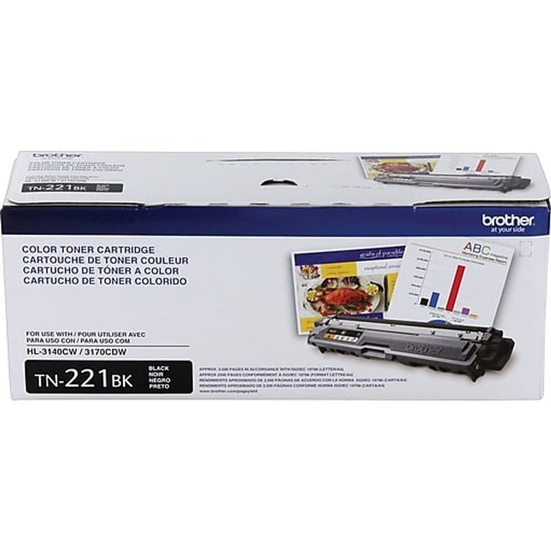 BROTHER - Tóner Brother TN221BK 2500 páginas Negro - Negro