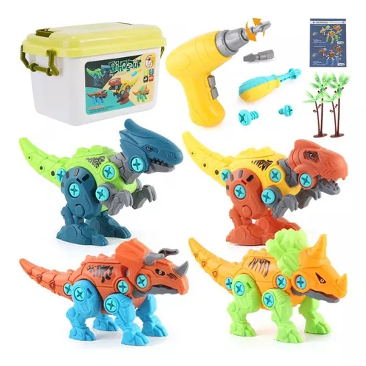 GENERICO - Juguetes De Dinosaurios Diy Con Taladro Eléctrico Para Niños