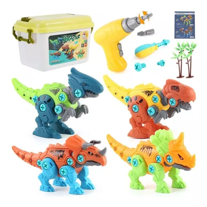 GENERICO - Juguetes De Dinosaurios Diy Con Taladro Eléctrico Para Niños